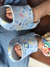 巴布豆兒童拖鞋男童女童洞洞鞋沙灘鞋寶寶涼鞋幼兒涼拖夏季 淺蘭新170碼 曬單實(shí)拍圖
