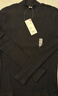 優(yōu)衣庫女裝羅紋高領(lǐng)T恤/長(cháng)袖小高領(lǐng)內搭25秋冬新款479588 09 黑色 M /160/84A 曬單實(shí)拍圖