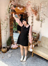 冶芷娃娃領(lǐng)波點(diǎn)連衣裙女2025秋季新款氣質(zhì)長(cháng)袖連衣裙 溫柔風(fēng)千金氣質(zhì)裙黑色 L 曬單實(shí)拍圖