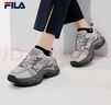 斐樂(lè )（FILA）魚(yú)刺3代老爹鞋女鞋春新款休閑鞋厚底增高鞋運動(dòng)鞋 薄霧灰/南極灰-HA 38 曬單實(shí)拍圖
