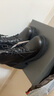 達芙妮馬丁靴女英倫風(fēng)厚底高跟短靴加絨女靴4622607107 黑色/加絨 37  曬單實(shí)拍圖
