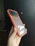 金恒適用蘋果17promax手機殼新款金屬鏡頭全包防摔保護套iphone17pro超薄半透輕奢高級感男air簡約女款 【橙色】金屬鏡頭-自帶拍照按鍵 iPhone 17 Pro Max 曬單實拍圖