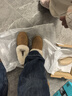 UGG秋季女士舒適茸茸毛鞋領(lǐng)厚底圓頭休閑懶人毛毛鞋 1166733 CHE | 栗色 37 鞋款偏小，建議拍大一碼 曬單實(shí)拍圖