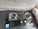 海爾（Haier）燃氣灶家用天然氣灶臺嵌兩用一級節能雙眼灶具熄火保護鋼化玻璃5.2KW猛火灶JZT-Q2BE53 天然氣5.2KW+64%高能效寬屏聚能 曬單實(shí)拍圖