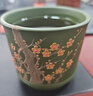 蘇氏陶瓷（SUSHI CERAMICS）原礦紫砂綠泥梅花杯陳瑞玲作品主人杯品茗杯功夫杯伴手禮盒J1000 曬單實(shí)拍圖