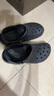 crocs卡駱馳檀健次同款洞洞鞋男沙灘鞋|10001 黑色-001 39(240mm) 曬單實(shí)拍圖