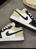 耐克男鞋Air  1 AJ1黑白低幫復古板鞋籃球鞋 553558-153 47 曬單實(shí)拍圖