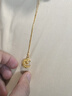 周大福星星攬月星月織夢(mèng)足金黃金吊墜女EOF1634生日禮物 約2.6g計價(jià)(工費360) 曬單實(shí)拍圖