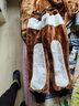 羅蒙（ROMON）冬季皮褲皮衣男加絨加厚摩托車(chē)騎行代駕外賣(mài)防風(fēng)防水保暖寬松棉褲 皮衣+皮褲套裝 4XL160-190斤 曬單實(shí)拍圖