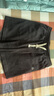 GXG男裝夏新款多色精致繡花標休閑百搭男直筒短褲 黑色 180/XL 曬單實(shí)拍圖