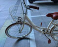飛鴿（FLYING PIGEON）自行車(chē)成人通勤車(chē)自行車(chē)學(xué)生單車(chē)成人自行車(chē)通勤自行車(chē)女士自行車(chē) 標配奶油米|單速|(zhì)輻條輪+禮包 26寸適合160-185cm 曬單實(shí)拍圖