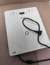 美的家用電磁爐家用火鍋2200W大功率猛火新型電磁灶 微晶鉑鉆面板節能電磁爐炒菜鍋一體全套電池爐 【5秒速熱 IH電磁加熱】恒勻火技術(shù) 曬單實(shí)拍圖