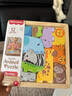 費雪（Fisher-Price）生日禮物兒童木制積木拼搭玩具-費雪木制二合一小動(dòng)物拼圖JFG10 曬單實(shí)拍圖