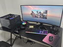 奧倫福特電腦桌臺式電競桌雙人游戲桌子辦公家用桌學(xué)習桌臥室書(shū)桌寫(xiě)字桌 【S6升級K腿】黑碳纖紋+黑架140cm 曬單實(shí)拍圖