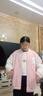 nasawassup復古學(xué)院風(fēng)加絨粉色棒球服女春秋新款百搭加厚夾克開(kāi)衫顯瘦外套女 粉色 L (建議100-115斤) 曬單實(shí)拍圖