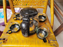 【京東物流】茶壺套裝大容量玻璃茶杯帶濾網(wǎng)耐高溫茶具 2000ml壺+4只蓮花 曬單實(shí)拍圖
