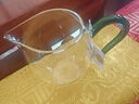 禾器怡然茶海鷹嘴公杯純手工高檔家用公道杯和器高硼硅耐熱玻璃玻璃杯 【2件套墨綠色330ml】公杯+激光濾網(wǎng) 曬單實(shí)拍圖