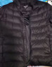 雪中飛童裝兒童輕薄羽絨服男童新款中大童女童薄款外套冬 黑色 160 曬單實(shí)拍圖