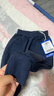 齊齊熊（ciciibear）[美式呼吸彎刀褲]齊齊熊男童褲子春秋款寶寶衛褲兒童裝寬松直筒褲 夜海藍[經(jīng)典春秋款] 【拼色設計1.0】 80 曬單實(shí)拍圖
