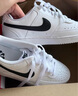 耐克男子透氣平底運動鞋冬季板鞋NIKE COURT VISION LOW DH2987 101白色/黑/白色 40 曬單實拍圖