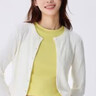 森馬（Semir）針織開衫女短款絞花修身內(nèi)搭打底休閑秋季簡約圓領(lǐng)衣服甜美風(fēng) 黑色90001 M 曬單實拍圖