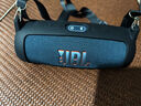 潤哲適用JBL Charge5保護套 沖擊波5代音響硅膠套藍牙音箱軟殼包戶(hù)外便攜戶(hù)外收納盒防摔防塵套單肩 雅典黑【贈金屬登山扣+肩帶】 曬單實(shí)拍圖