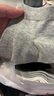 京東京造【純棉100%】6雙男式短襪10A抗菌休閑透氣襪子男夏季 黑白灰 曬單實(shí)拍圖