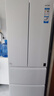 海爾（Haier）冰箱342升一級雙變頻風(fēng)冷無(wú)霜雙開(kāi)門(mén)四門(mén)法式多門(mén)三檔變溫超薄可嵌入Leader系列家用家電國家補貼 342升冰雪白+1級雙變頻+黑金凈味+冷藏三檔變溫 曬單實(shí)拍圖