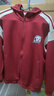 361°童裝 兒童外套25秋男中大童學(xué)院風(fēng)連帽針織運動(dòng)外套 紅165 曬單實(shí)拍圖
