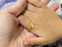 周生生永系列黃金戒指 無(wú)盡的愛(ài) 足金絲帶開(kāi)口戒女款 27924R計價(jià) 2.55克(含工費100元) 曬單實(shí)拍圖