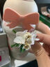 永生花戒指成品森系高級(jí)感真花婚禮求婚禮物輕奢高端小眾禮品情侶 霧紗凝香（1枚） 均碼 曬單實(shí)拍圖