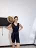 婷美（GRACEWELL）塑身連體衣女拉鏈式收腹束腰提臀美體塑形免穿文胸體雕衣 黑色M】 曬單實(shí)拍圖