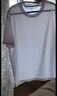 霞湖世家【索羅拉涼感T】涼感t恤男純色防曬5A抗菌圓領(lǐng)短袖Y002 白色  XL 曬單實(shí)拍圖