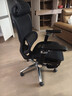 座易T8人體工學(xué)椅電腦椅子辦公椅可躺植絨網(wǎng)布座椅久坐電競椅 Ultra黑150°4檔線(xiàn)控鋁合金腳 曬單實(shí)拍圖