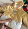 巴拉巴拉童裝嬰兒羽絨服男童冬季女童短款外套兒童寶寶萌 蛾黃31004 100 cm 曬單實(shí)拍圖