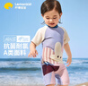 lemonkid兒童泳衣分體夏男女童游泳衣寶寶連體防曬泳裝 奶昔粉連體120 曬單實(shí)拍圖