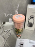 酷蟲(chóng)【德國】果蔬榨汁機榨汁桶水果榨汁機家用大容量小型便攜榨汁杯自動(dòng)榨汁杯運動(dòng)果汁杯 珍珠白-無(wú)線(xiàn)充電款+送電子食譜 曬單實(shí)拍圖