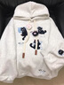 棉致可愛(ài)小貓刺繡連帽衛衣女秋冬季新款加絨加厚寬松上衣外套長(cháng)袖帽衫 6547花灰色【加絨高品質(zhì)】 L 100-120斤 曬單實(shí)拍圖