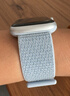 Apple/蘋(píng)果 Watch SE 智能手表GPS款40毫米銀色鋁金屬表殼青云色回環(huán)式運動(dòng)表帶MXF33CH/B 曬單實(shí)拍圖