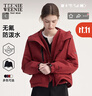 Teenie Weenie小熊女裝外套2025秋季新款加絨保暖休閑戶(hù)外連帽夾克 曬單實(shí)拍圖