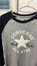 Converse匡威兒童t恤長(zhǎng)袖男童內(nèi)搭打底衫女童上衣男童衣服純棉童裝長(zhǎng)袖T恤 巖嶺灰 140 /68 【建議身高128-140cm】 曬單實(shí)拍圖