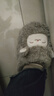 名創(chuàng  )優(yōu)品（MINISO）棉拖鞋女小羊咩咩秋冬防滑包跟拖鞋保暖毛絨可愛(ài)月子家居情侶鞋 深灰【半包跟款】 38-39 (260mm) 【適合37/38碼穿】 曬單實(shí)拍圖