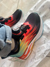 安踏兒童運動(dòng)鞋男女大童鞋25秋冬季網(wǎng)面舒適犟彈旋鈕扣緩震火焰跑鞋 【男火焰】黑/深蔚藍5517-4 34 腳長(cháng)約21.5cm 曬單實(shí)拍圖