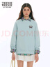 Teenie Weenie小熊女裝連帽衛衣冬季時(shí)尚美式帽衫簡(jiǎn)約休閑上衣外套 淺卡其色 M (165) 曬單實(shí)拍圖