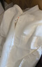 優(yōu)衣庫男裝女裝棉麻立領(lǐng)襯衫/短袖襯衣開衫休閑474528 464939 474528/00白色 M /170/92A 曬單實拍圖