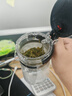 小熊（Bear）玻璃茶壺 泡茶壺飄逸杯耐熱硼硅玻璃茶具750ml大容量茶水分離 曬單實(shí)拍圖