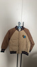 巴拉巴拉兒童羽絨服男童裝冬裝學(xué)院風(fēng)棒球服外套潮款上衣舒適戶(hù)外 咖色調00455-灰鴨絨 110 （充絨量39g） 曬單實(shí)拍圖