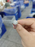 鐘久久戒指女莫桑鉆戒一克拉銀鍍鉑金結求婚七夕情人節禮物送女友 2克拉六芒星鉆戒-開(kāi)口可調節大小 精美禮盒 曬單實(shí)拍圖