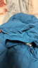 鴨鴨童裝羽絨服冬季連帽兒童保暖冬裝上衣男女童面包服外套冬加厚 藍(lán)色 130 曬單實(shí)拍圖