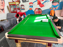 璟點(diǎn)阿卡茲臺球桌中式8球黑八球臺鋼庫金銀腿賽事標準臺 曬單實(shí)拍圖